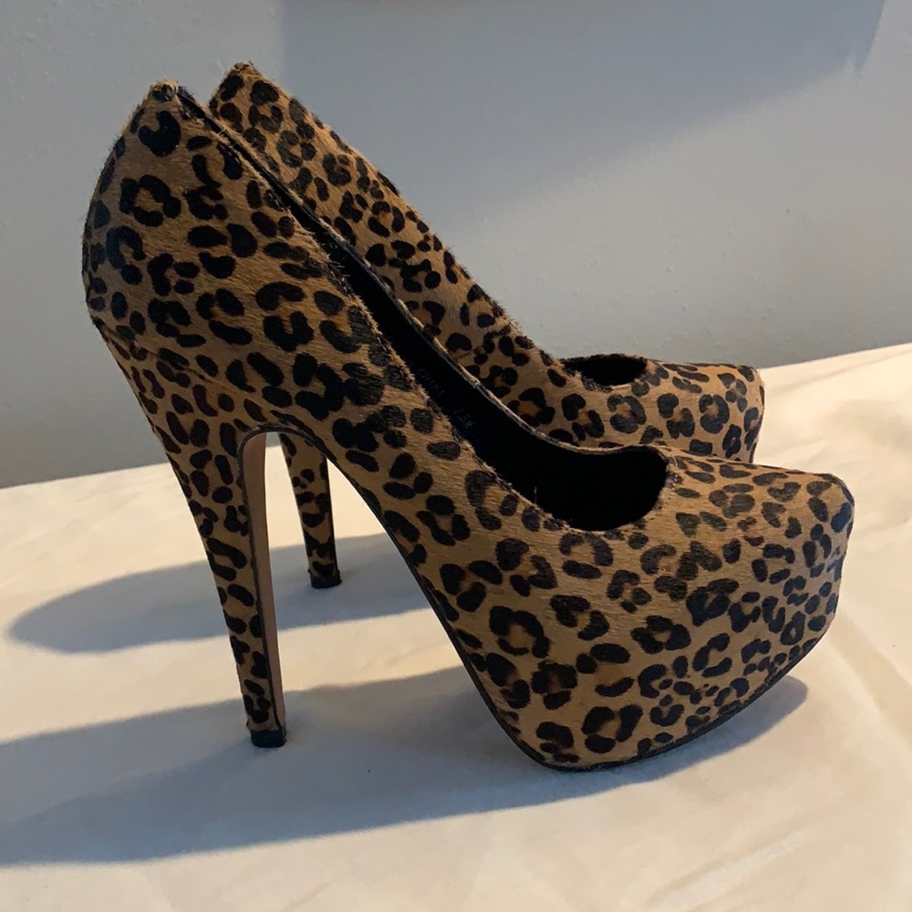 Dolce Vita Leopard Platform Heels